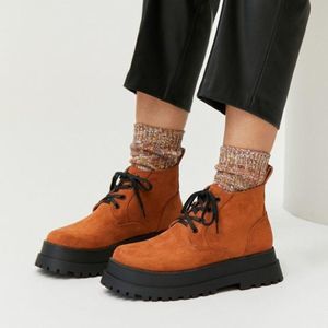 Urban Outfitters UO Leah Chukka Boot Rust